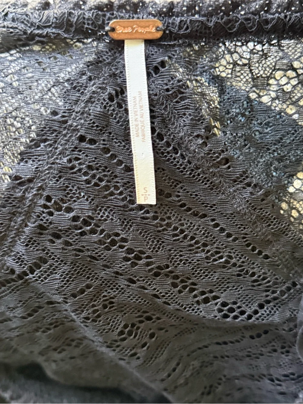 Free People sheer lace